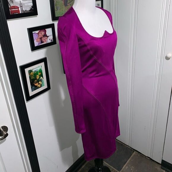 Givenchy Sweetheart Neck-line Stretch Minidress - Picture 7 of 8